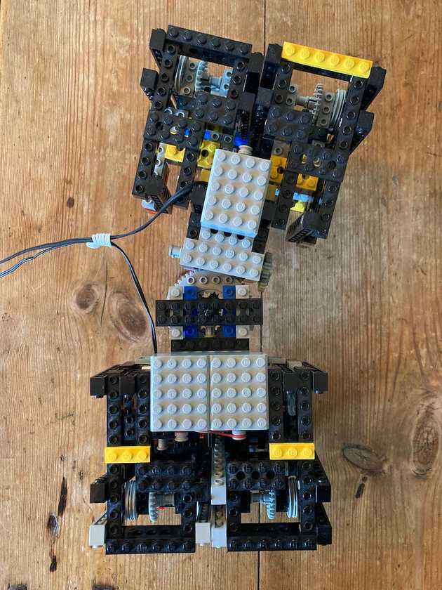 LEGO robot from above