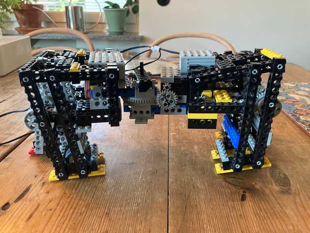 LEGO robot from the side